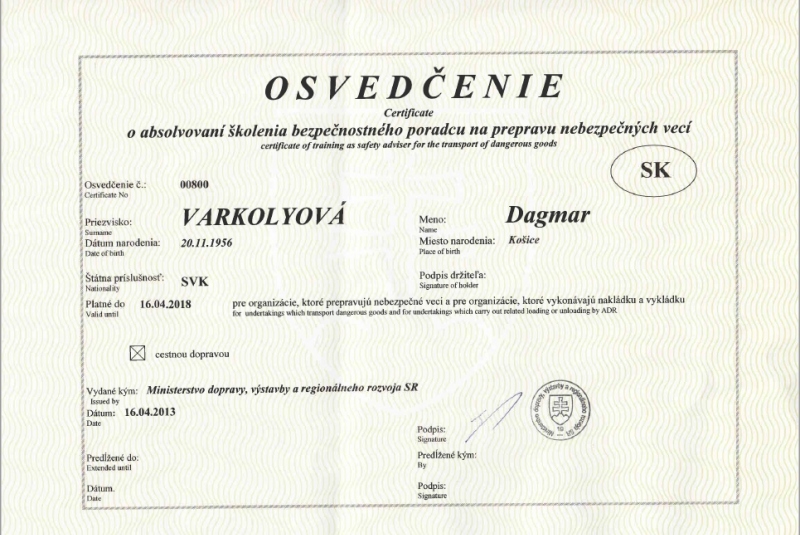 Certifikáty