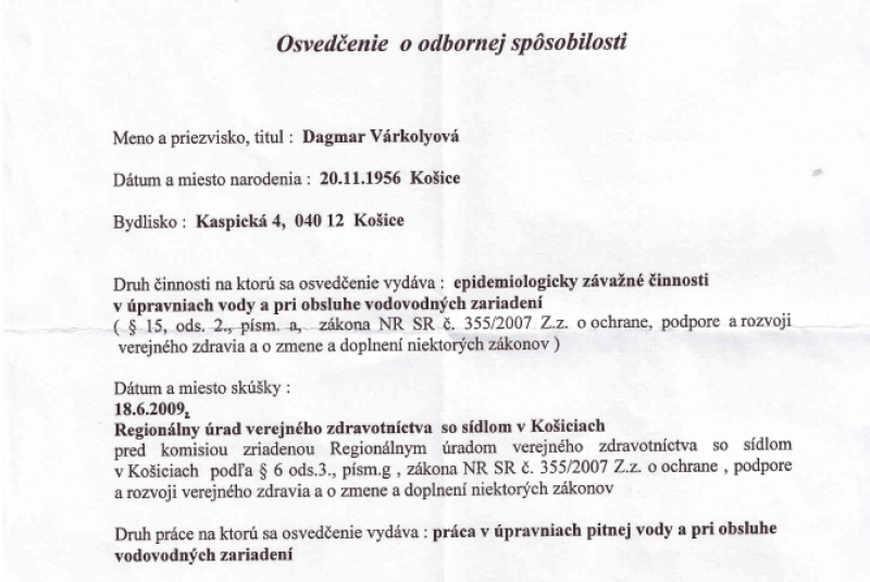 Certifikáty